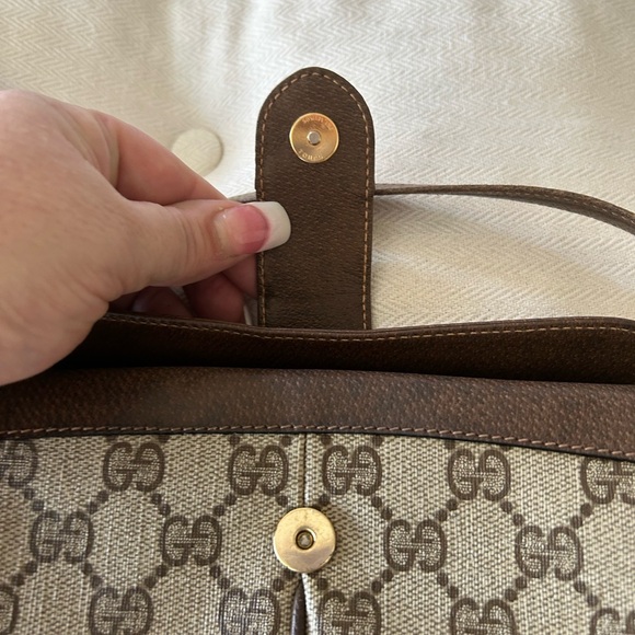 Gucci Monogram Canvas Shoulder/Crossbody Bag - Picture 5 of 14